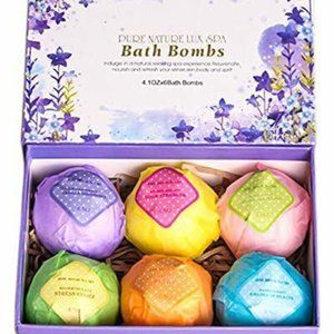 Pure Nature Lux Spa Bath Bombs Variety Gift Box - NEW